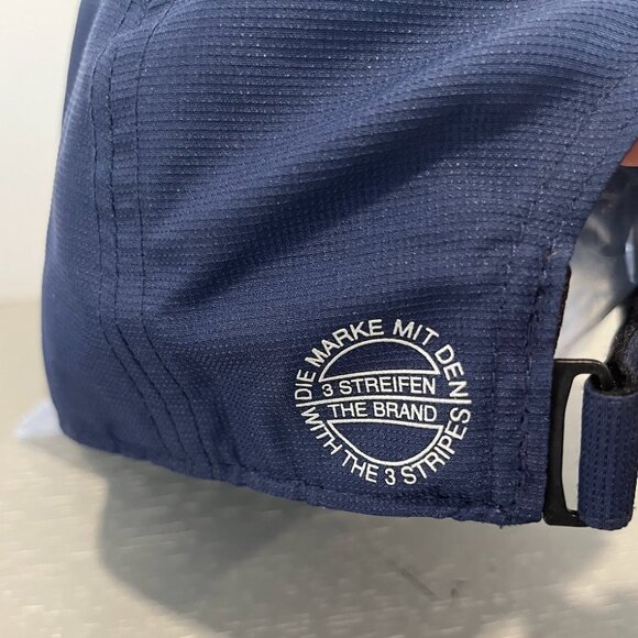 Adidas Originals Mens Modern Relaxed Fit Strapback Cap in Collegiate Navy NWOT - Picture 4 of 4